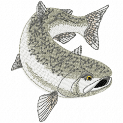 Fishes Embroidery Design 10 Fishes Embroidery Design 10